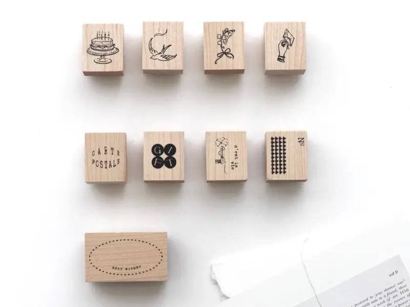 Nyret Rubber Stamp Vol.9 Postcard Series - Gift