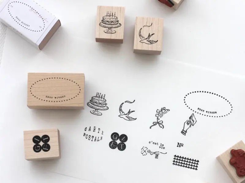 Nyret Rubber Stamp Vol.9 Postcard Series - Gift