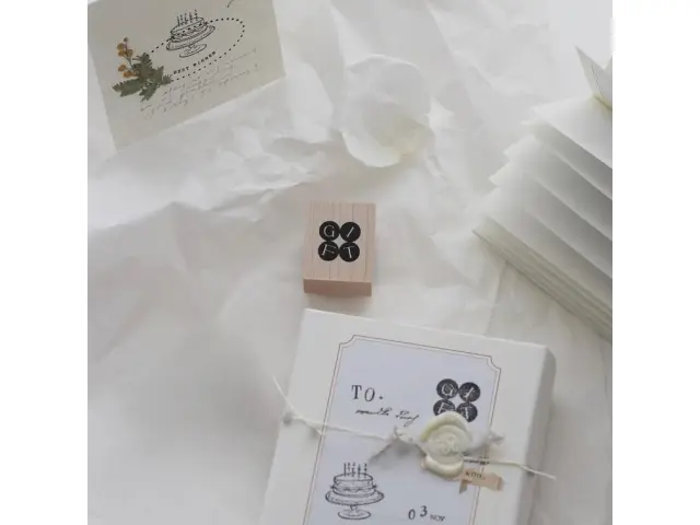 Nyret Rubber Stamp Vol.9 Postcard Series - Gift