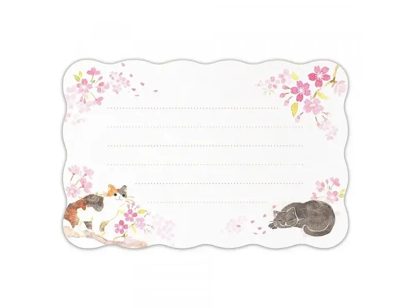 NB Co. Mini Letter Set - Sakura Cats
