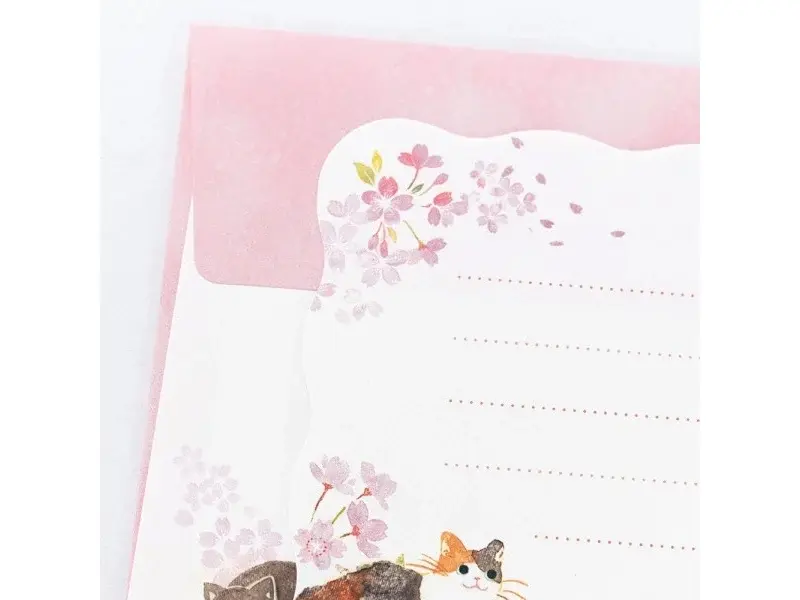 NB Co. Mini Letter Set - Sakura Cats