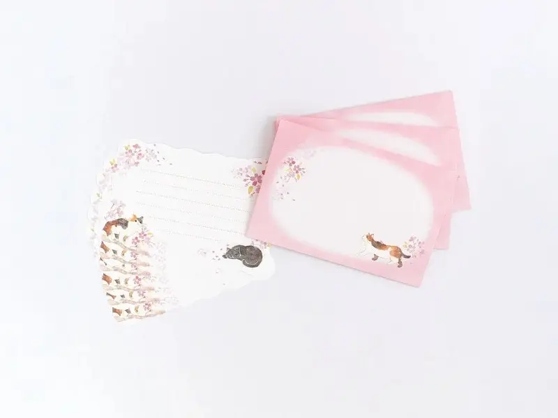 NB Co. Mini Letter Set - Sakura Cats