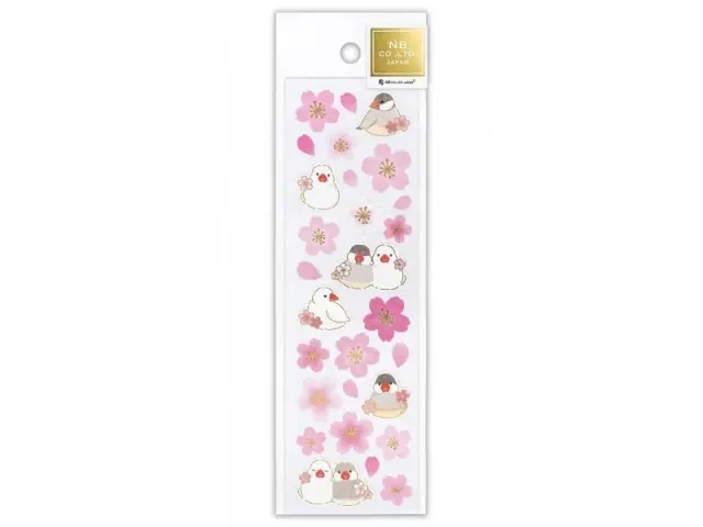 NB Co. Washi Stickers - Sakura And Java Sparrows