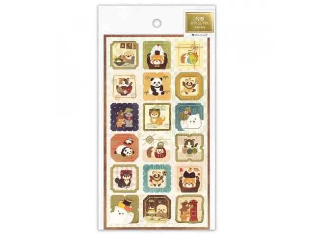 NB Co. Paper Stickers - Traditional Motifs And Animals