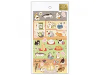 NB Co. Paper Stickers - Cats in Japanese Style Room 