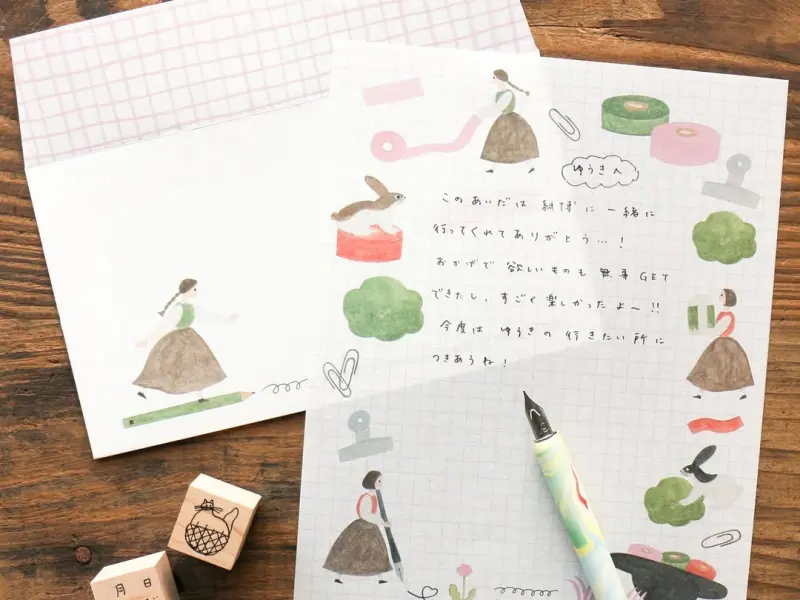 Cozyca x Necktie Letter Set - On The Desk