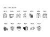 Pre-Order Kurukynki Rubber Stamps Day-To-Day - Mini Stamp B