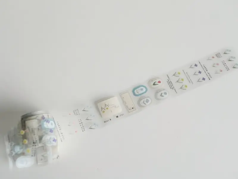 Yohaku Roll Stickers P009 - Garden