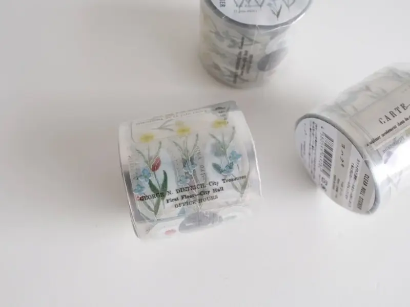 Yohaku Roll Stickers P009 - Garden