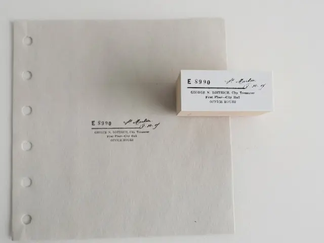 Yohaku Rubber Stamp S102 - Letter