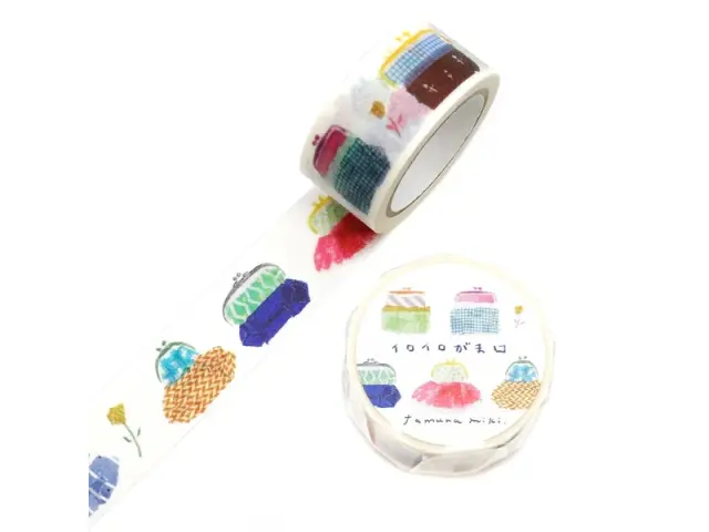 Saien x Miki Tamura Washi Tape - Gamaguchi
