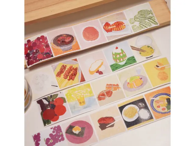 Wanle Studio Vol.10 Kiss-Cut Tape Stickers - Food