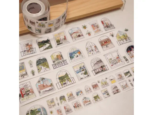 Wanle Studio Kiss-Cut Washi Tape - Beautiful View