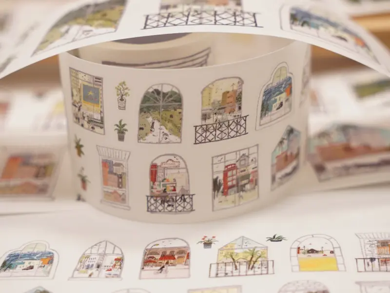 Wanle Studio Kiss-Cut Washi Tape - Beautiful View