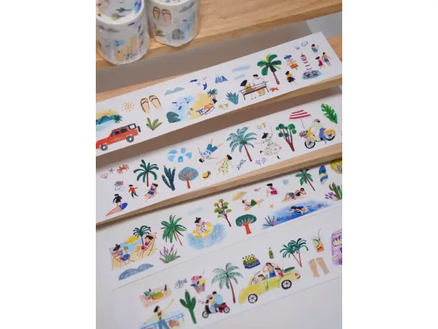 Wanle Studio Vol.9 Washi Tape - Summer Beach