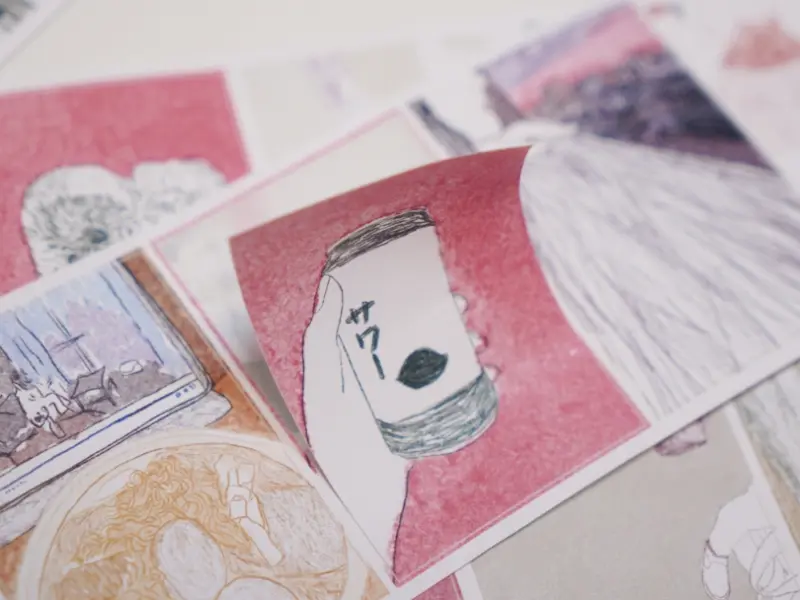 Wanle Studio Vol.9 Kiss-Cut Sticker Tape - Living Alone