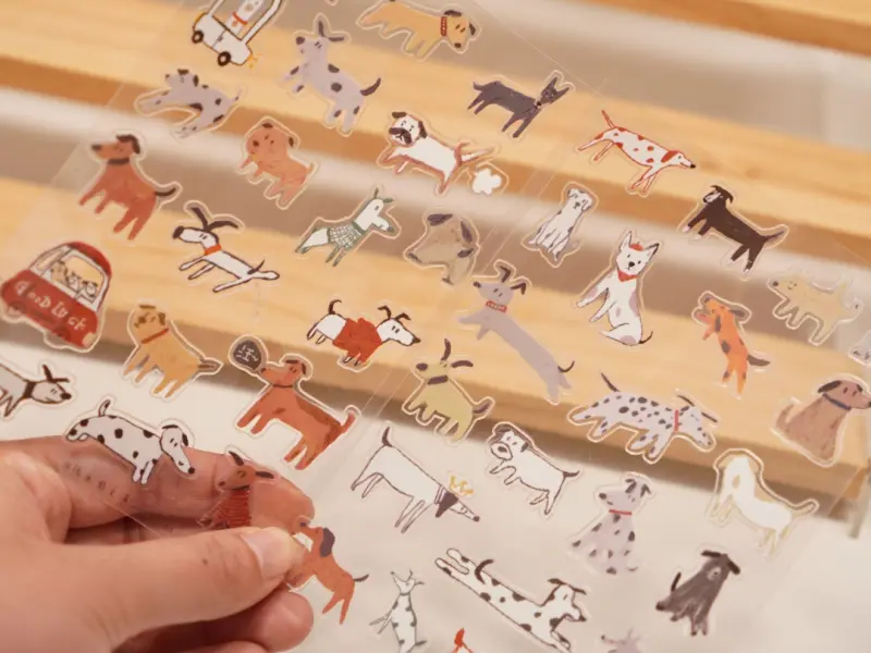 Wanle Studio Vol.10 Clear PET Stickers - Dogs