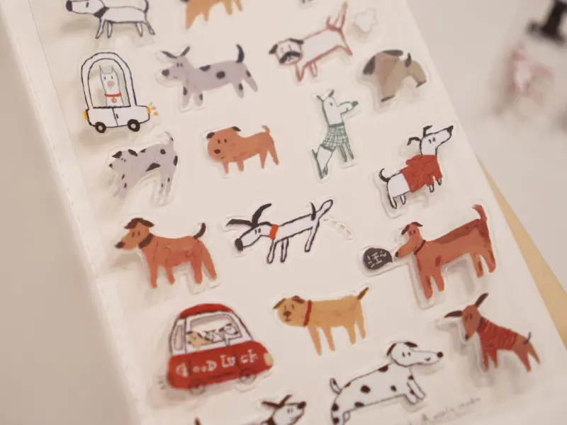 Wanle Studio Vol.10 Clear PET Stickers - Dogs
