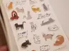 Wanle Studio Vol.10 Clear PET Stickers - Cats
