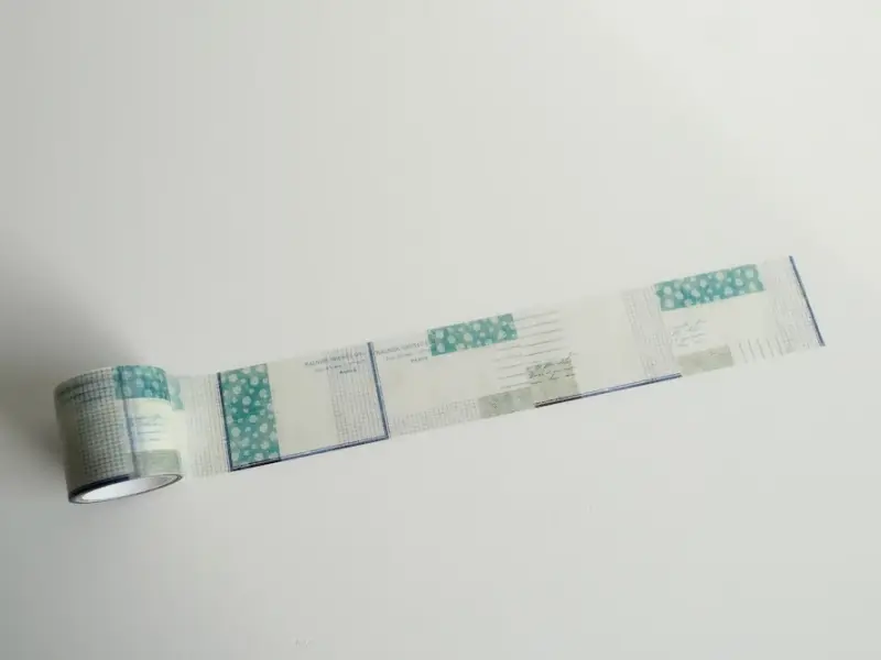 Yohaku Tracing Roll Sticky Note CHECK&STRIPE Winter Gift 2024 - YC-024