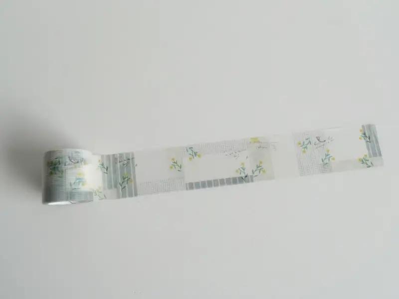 Yohaku Tracing Roll Sticky Note CHECK&STRIPE Winter Gift 2024 - YC-025