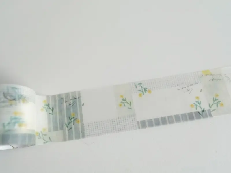Yohaku Tracing Roll Sticky Note CHECK&STRIPE Winter Gift 2024 - YC-025