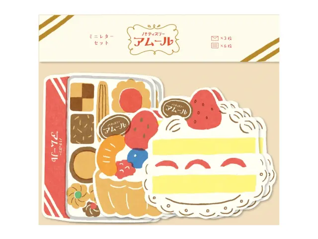 Furukawa Mini Letter Set Retro Department Store - Patisserie