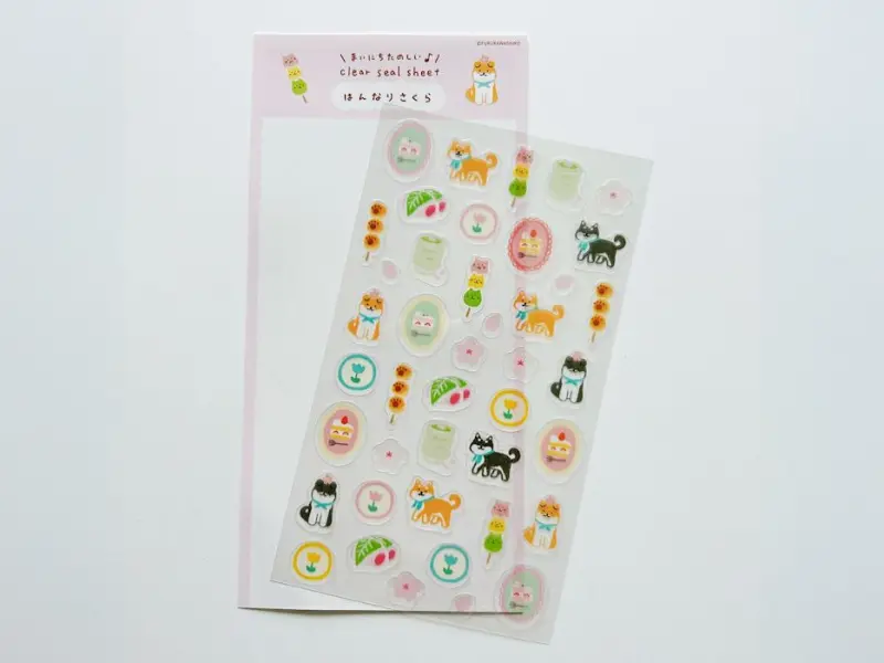 Furukawa Spring Limited Clear Stickers - Elegant Sakura