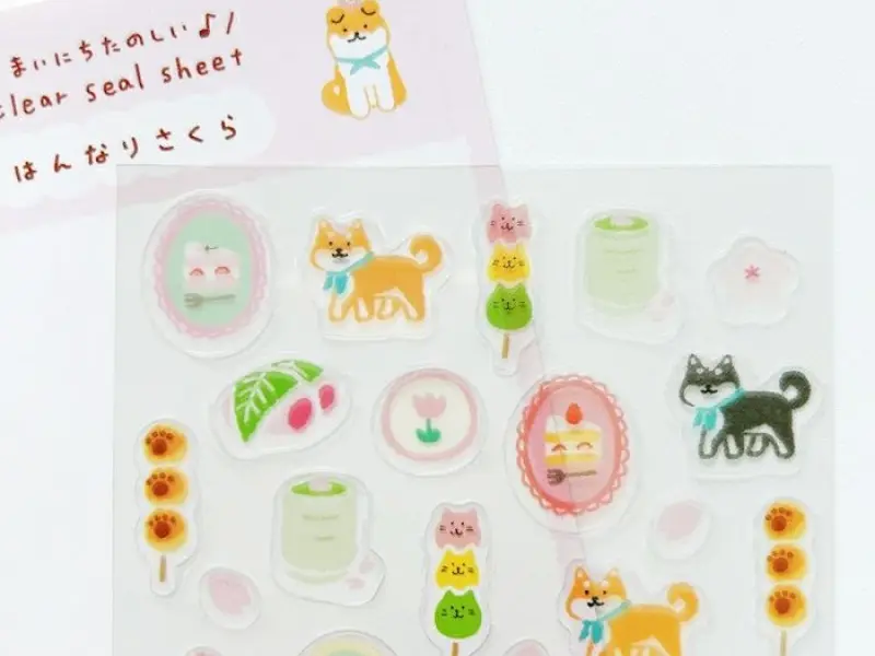 Furukawa Spring Limited Clear Stickers - Elegant Sakura