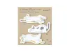 Midori Sticky Notes - Relaxed Cat Index Markers