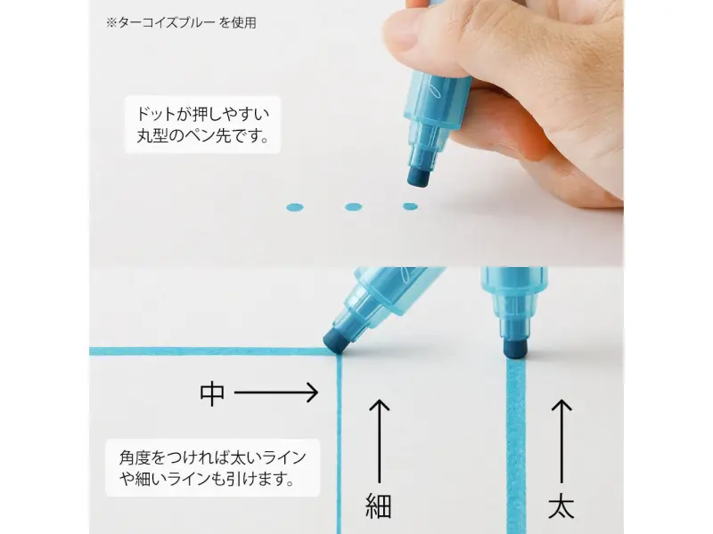 Midori Join Dots Interconnecting Pen Set in Grayish Tones