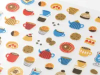 Midori Planner Stickers - Cafe Pattern