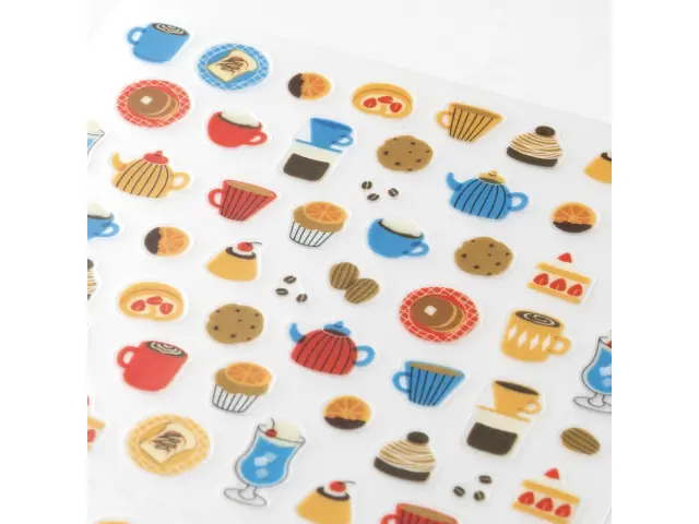 Midori Planner Stickers - Cafe Pattern