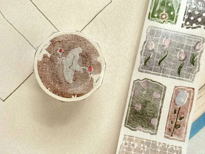 Pion Die-Cut Washi Tape - Candy Paper