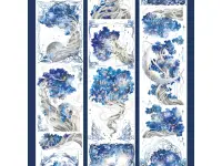 Shine Washi Tape Sample - World Tree Blue