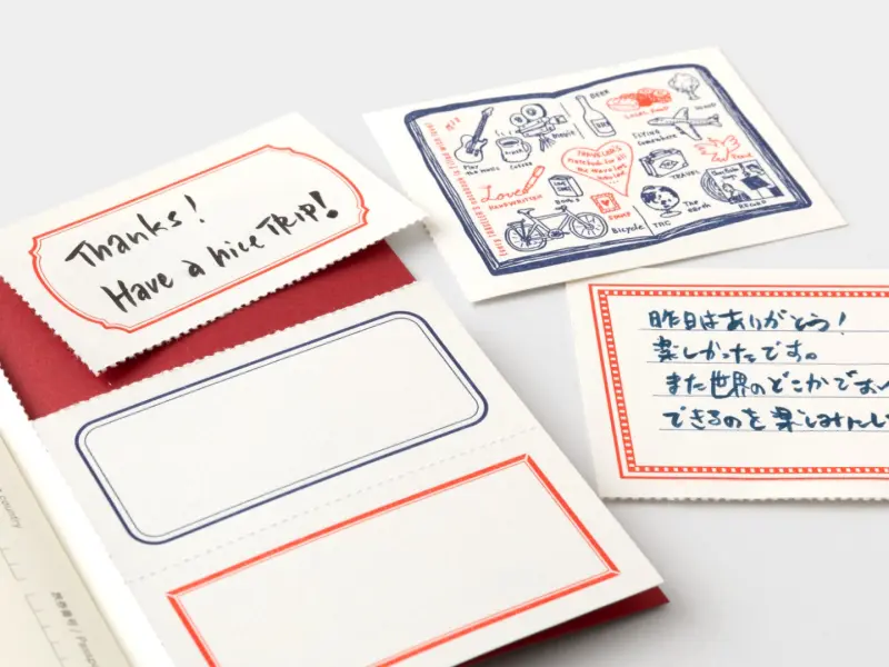 Traveler's Notebook Refill Limited Edition Passport Size - LOVE AND TRIP