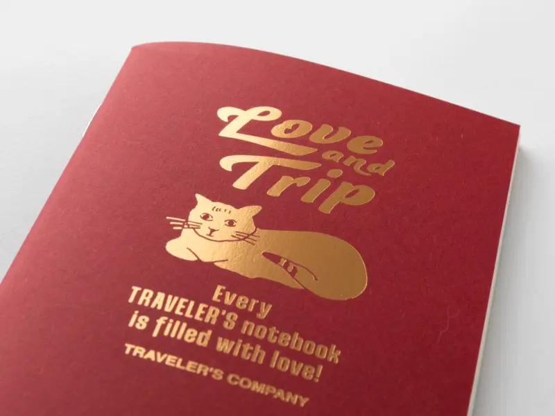 Traveler's Notebook Refill Limited Edition Passport Size - LOVE AND TRIP