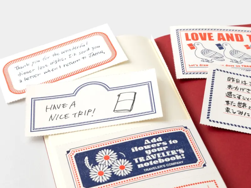 Traveler's Notebook Refill Limited Edition Standard Size - LOVE AND TRIP