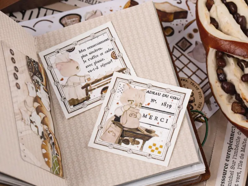 Reco Studio Washi Tape Sample - Cat Bakery