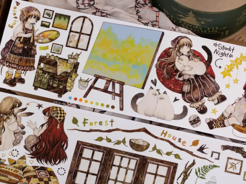 Reco Studio Washi Tape Sample - Twin Tales II
