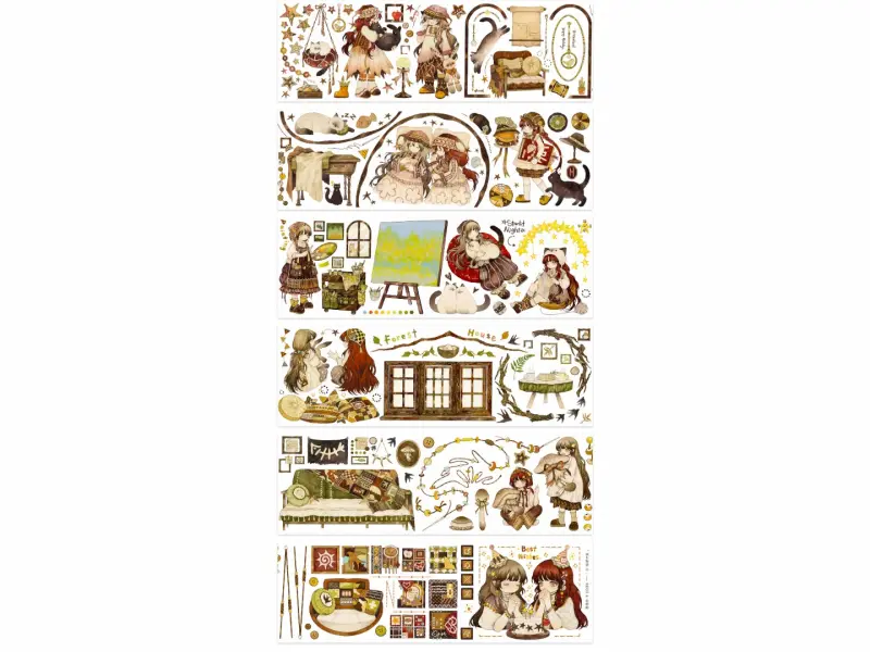 Reco Studio Washi Tape Sample - Twin Tales II
