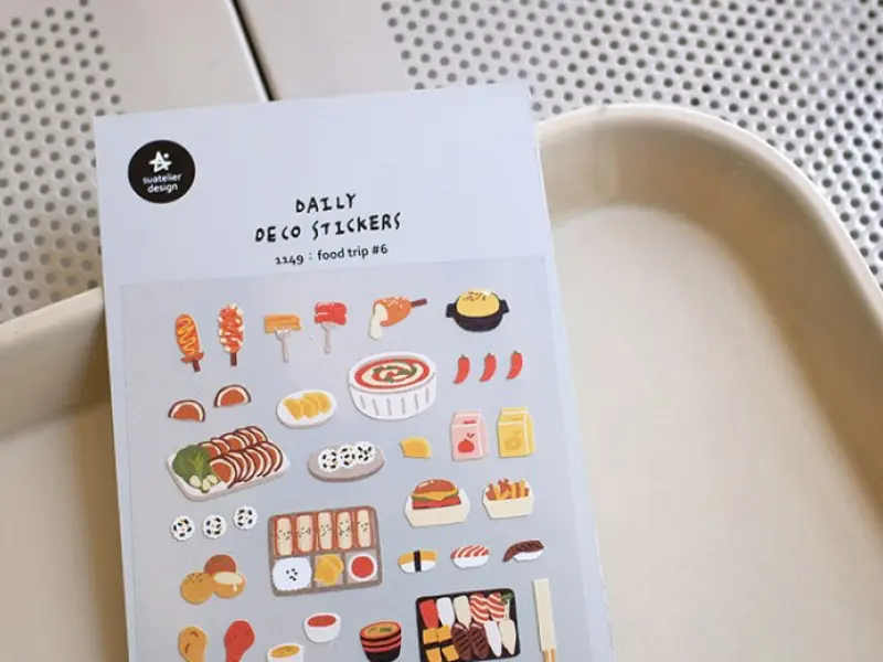 Suatelier Stickers 1149 - Food Trip 6