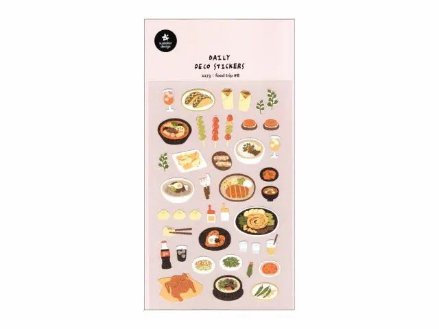 Suatelier Stickers 1173 - Food Trip 8