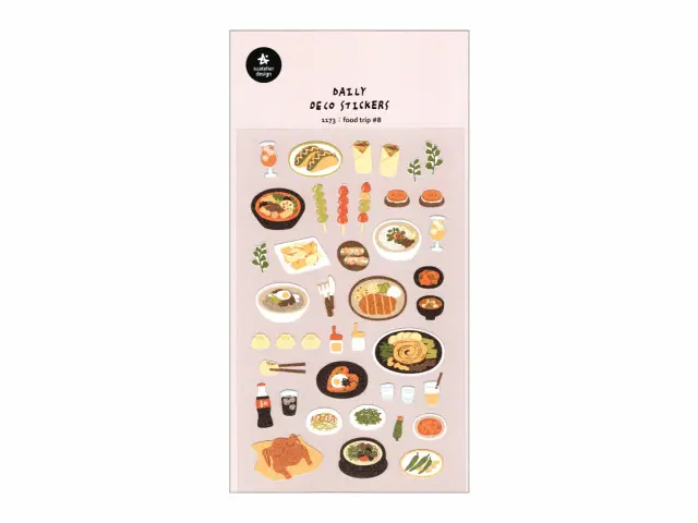 Suatelier Stickers 1173 - Food Trip 8