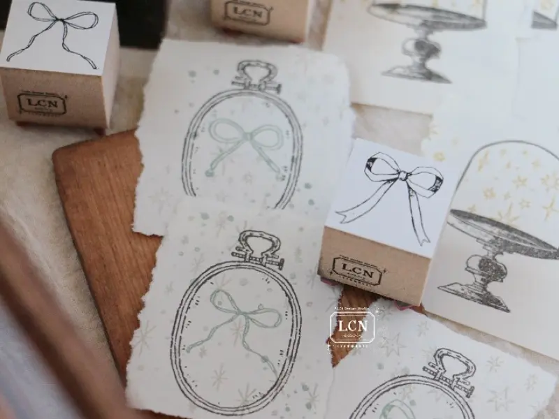 Pre-Order LCN Rubber Stamp Set - Bow