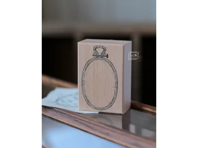 LCN Rubber Stamp  - Embroidery Hoop