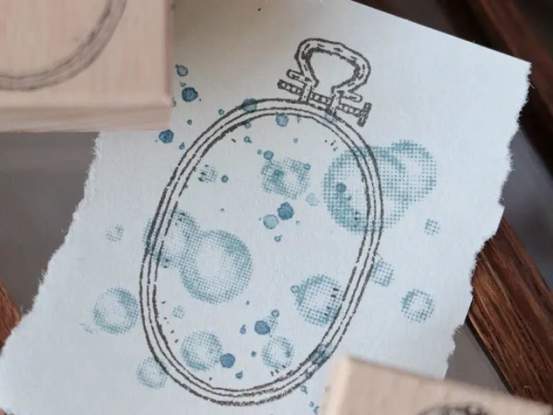 Pre-Order LCN Rubber Stamp  - Embroidery Hoop