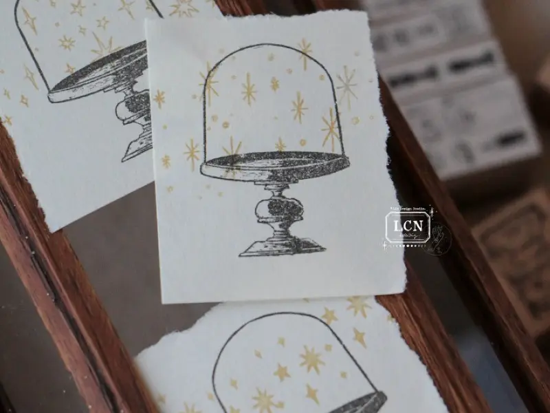 Pre-Order LCN Rubber Stamp Set - Hand Drawn Stars S
