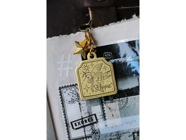 LCN Brass Charm - Hope