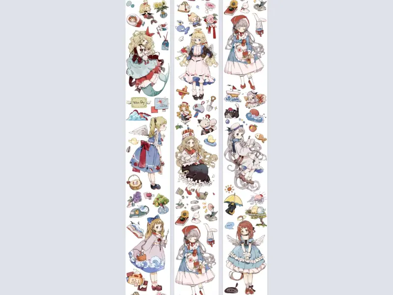 Inseason Studio Washi Tape Sample - Travelogue